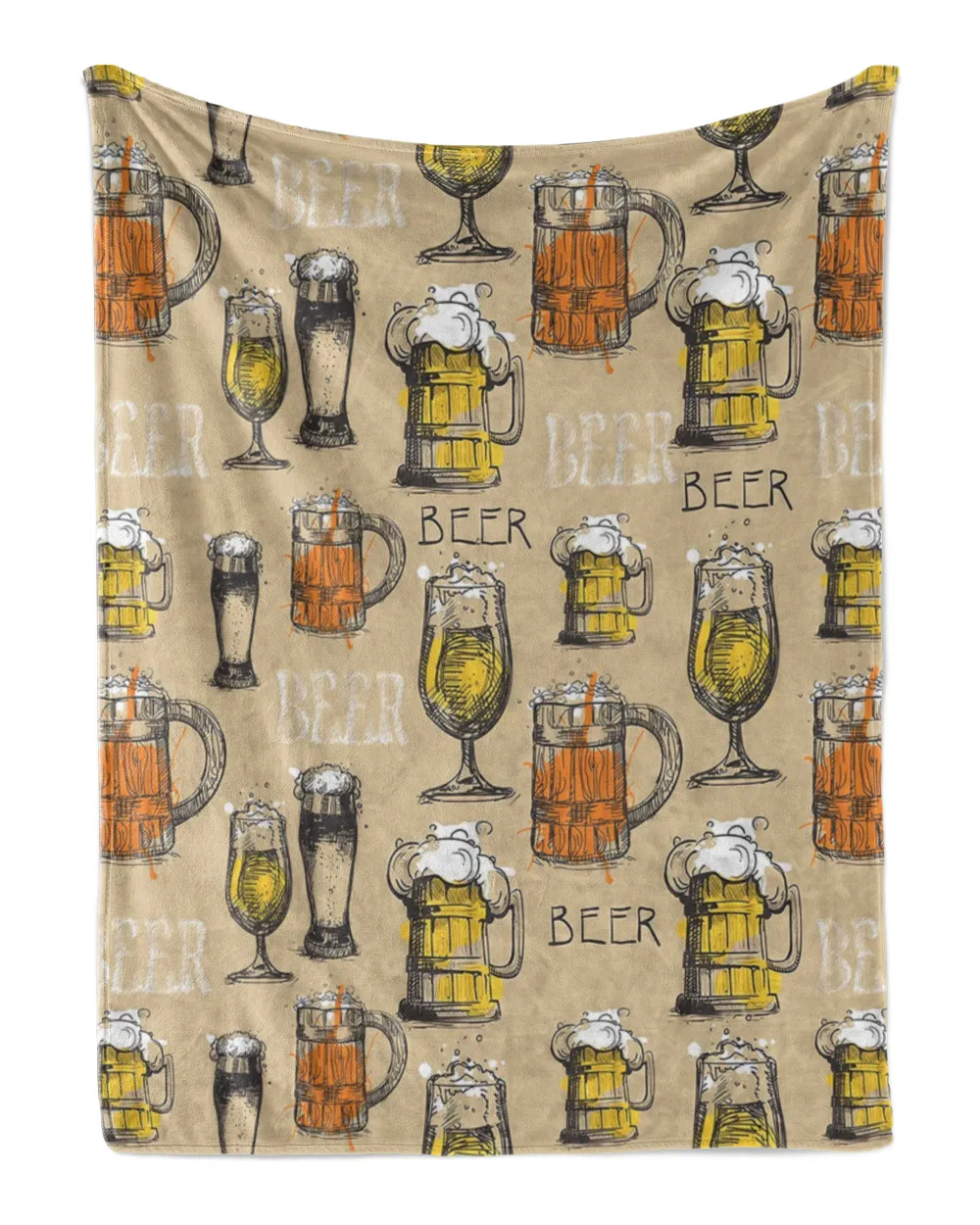Beer Blanket, Drunker Drinker Cosy Fleece Blanket, Perfect A Decor Gift