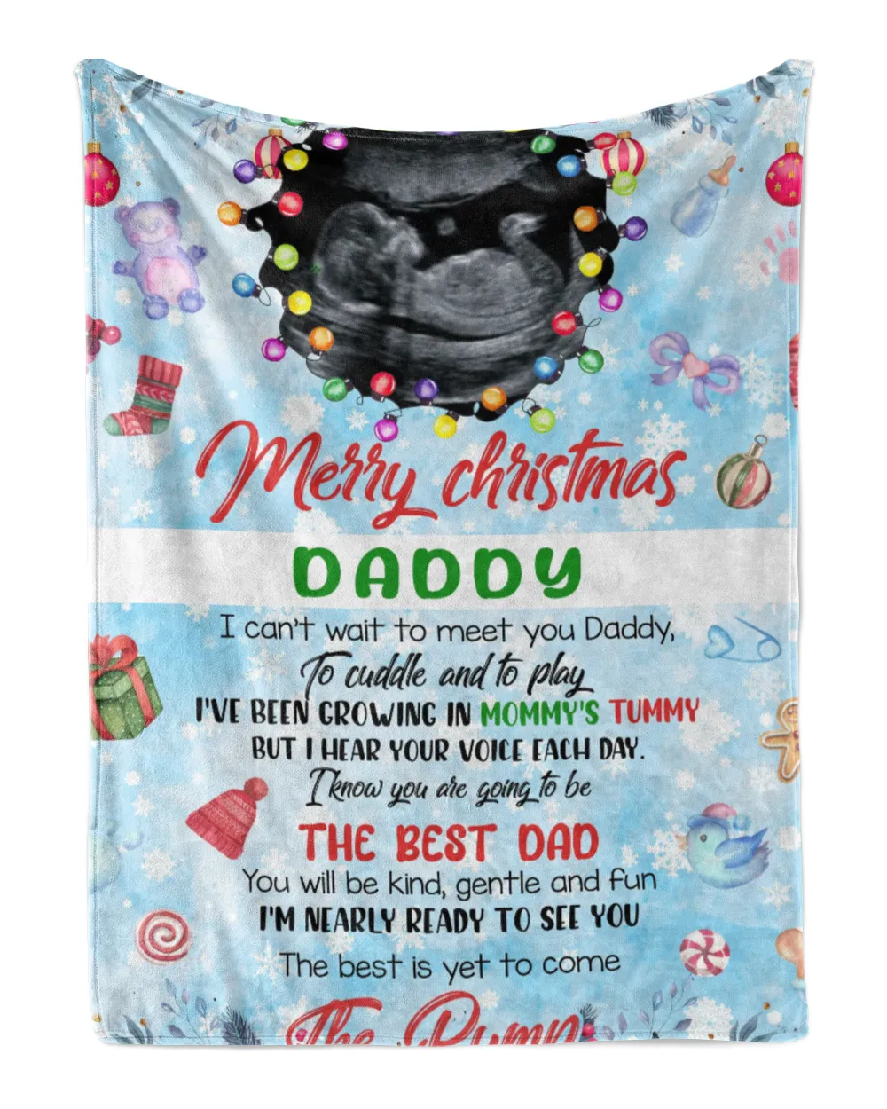 Gift For Daddy , Gift from baby , Merry christmas daddy gift