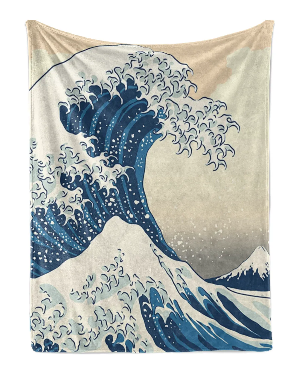 Japanese Kanagawa Wave Blankets