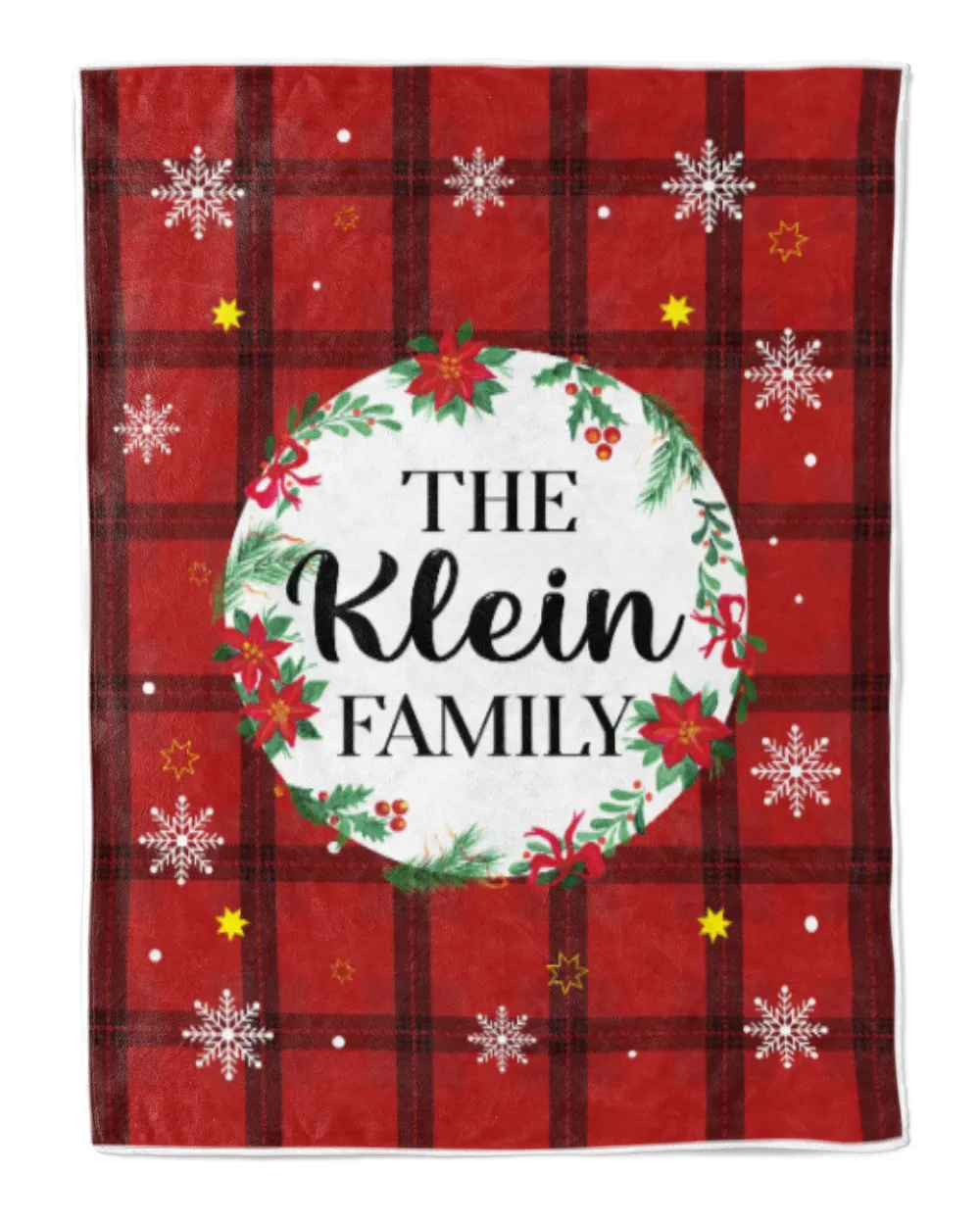 Merry Christmas Fleece Blanket, Personalized Christmas Blanket Gifts for Fbus01753 Klein XMASBL04 Cozy Plush Fleece Blanket (30x40in) white 30x40in