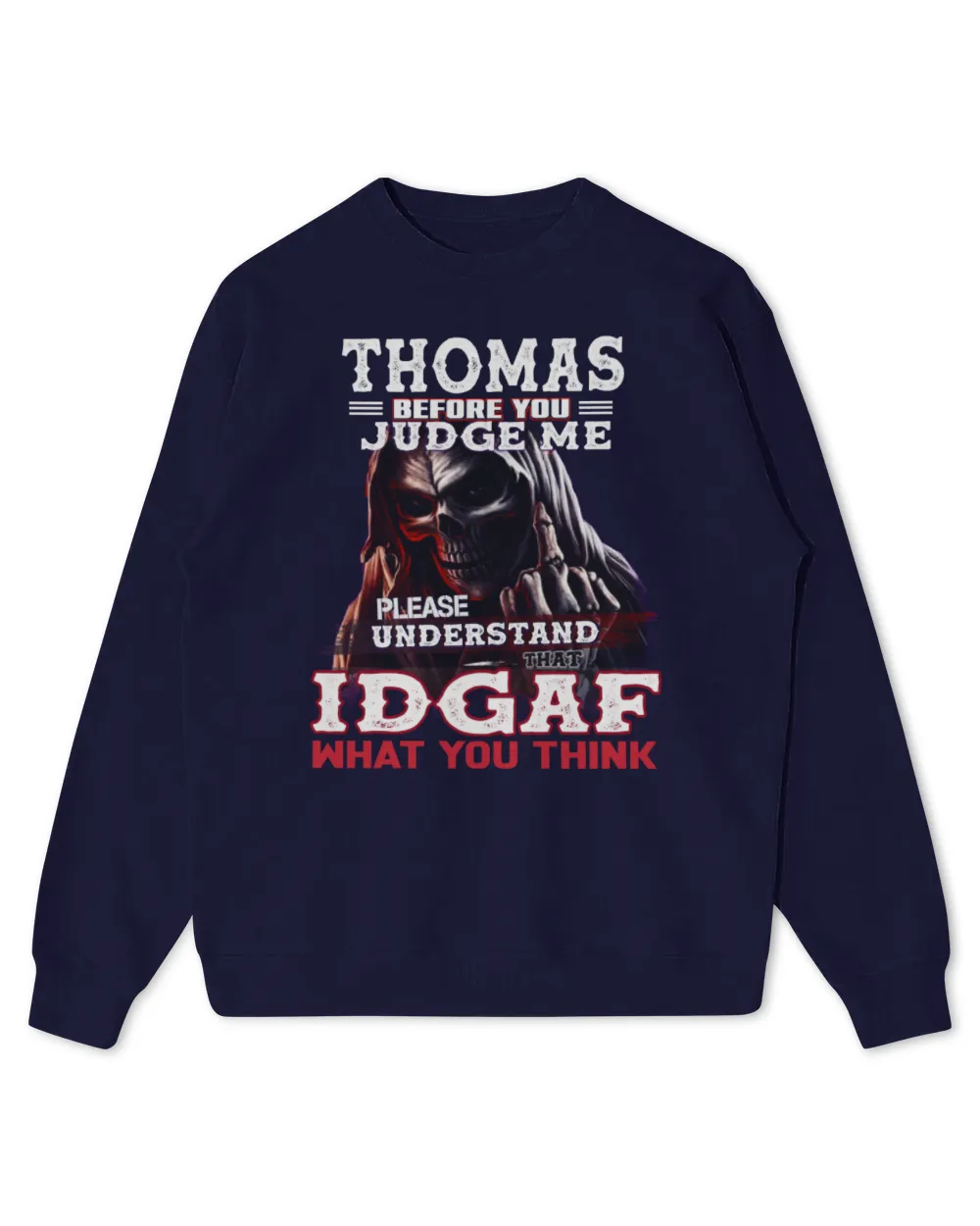 USL-45-Thomas Kids Standard Sweatshirt navy xs