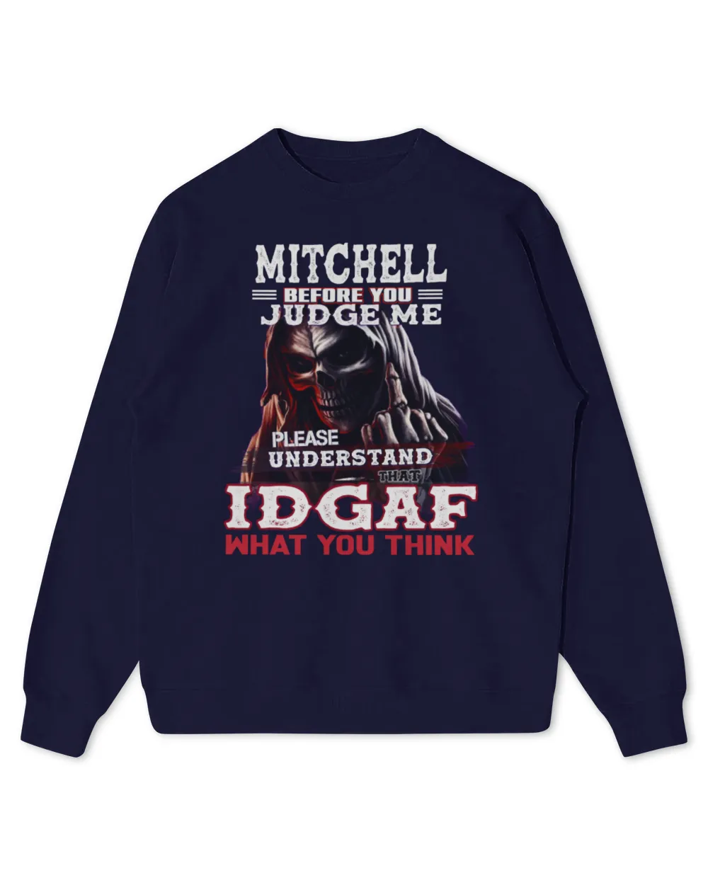 USL-45-Mitchell Kids Standard Sweatshirt navy xs