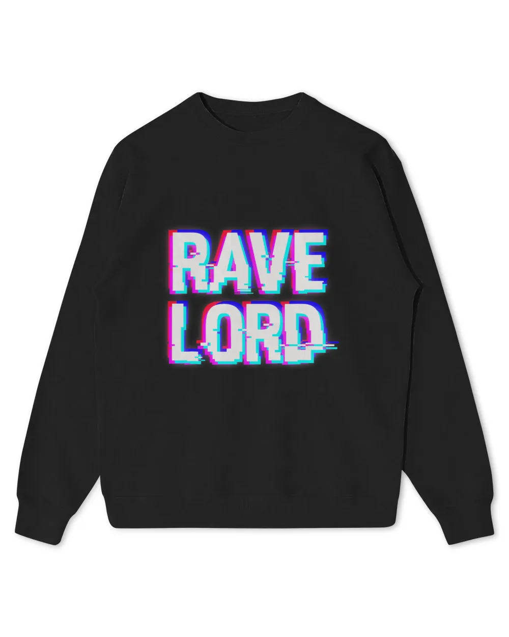 Music EDM Techno Rave Lord Kids Standard Sweatshirt black xs