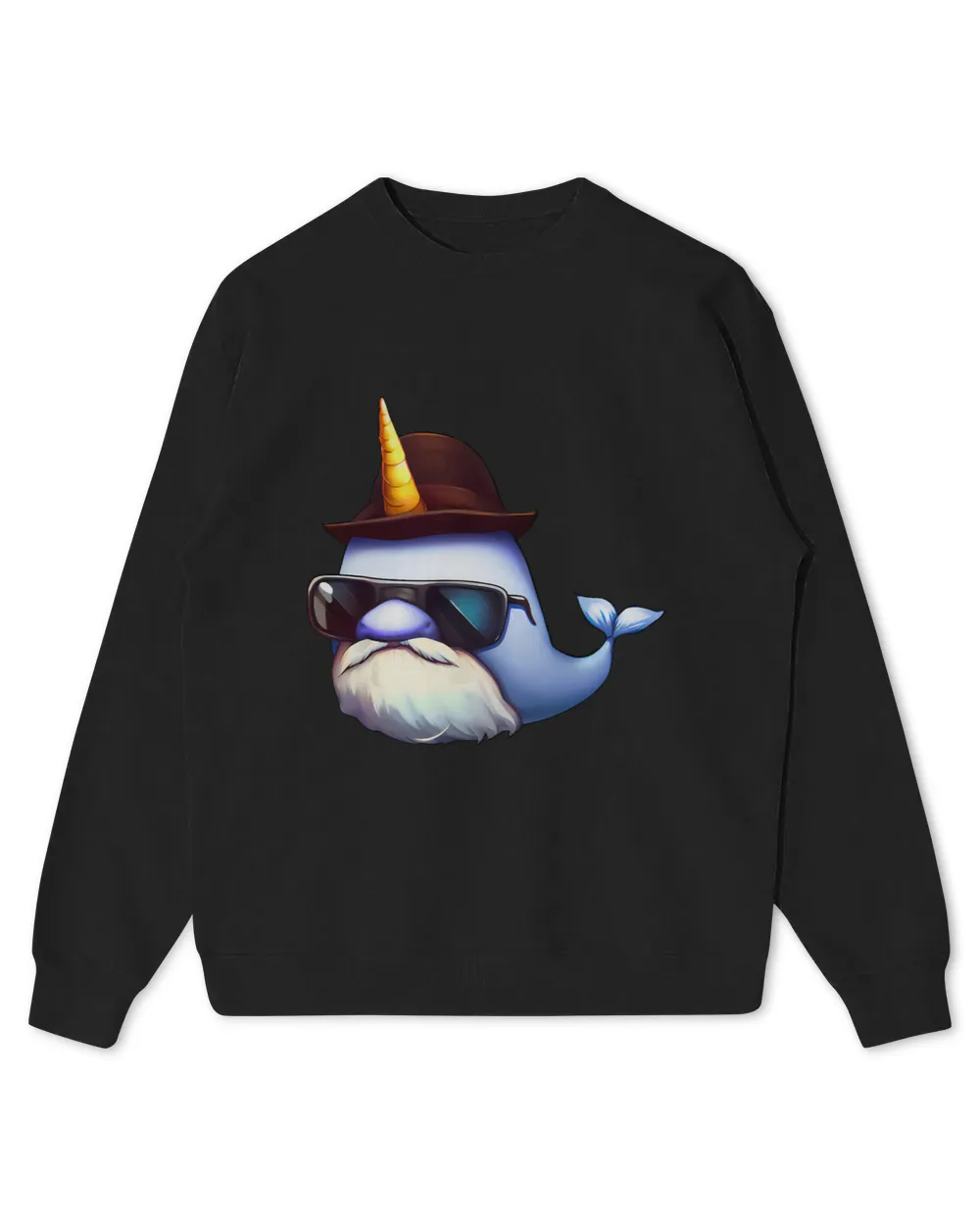 Narwhal Lover Mens Narwhal design for him dad grandpa uncle.