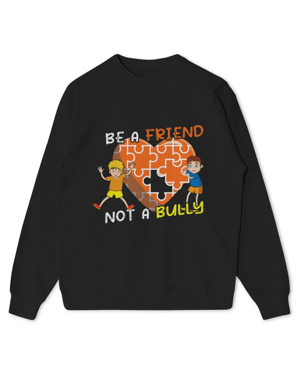 Be Friend Not Bully Puzzle Kindness Unity Day Orange