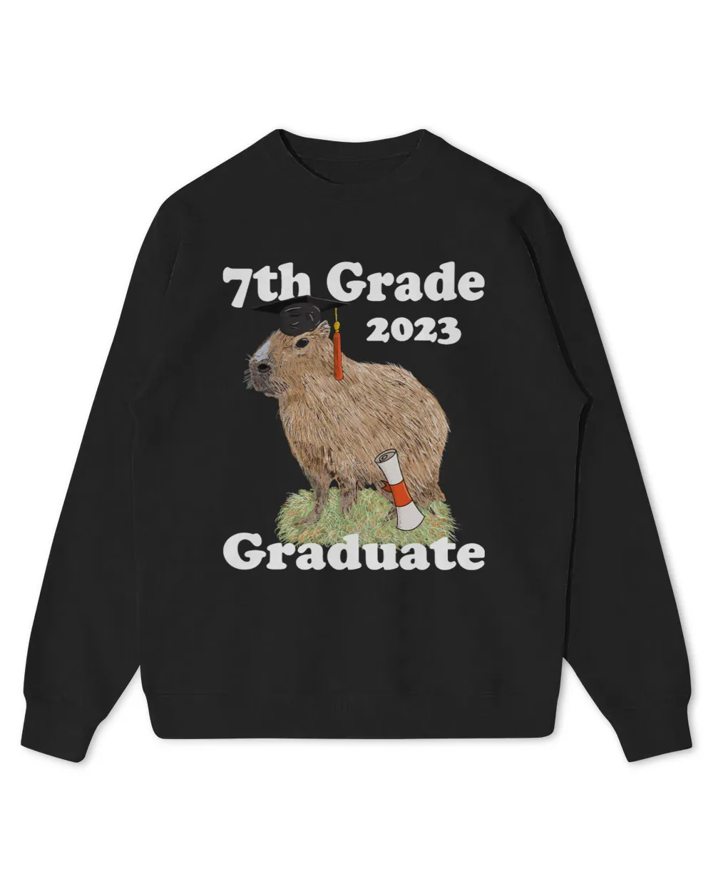 7th Grade Graduation Class of Capybara Seventh Graduate