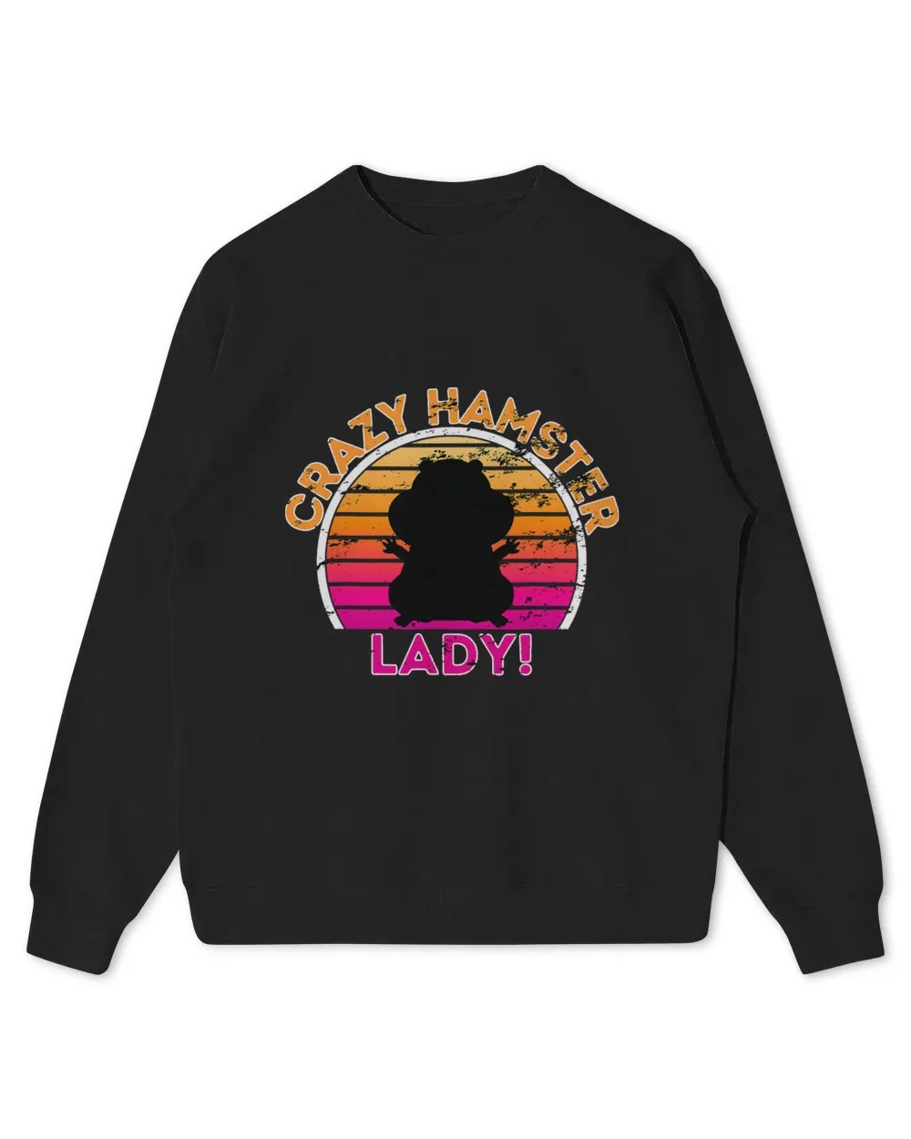 Crazy Hamster Lady Funny Retro Hamster