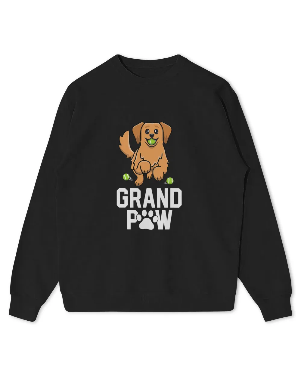 Grand Paw Dog Shirt Golden Retriever Grandpa Shirt Dog Men