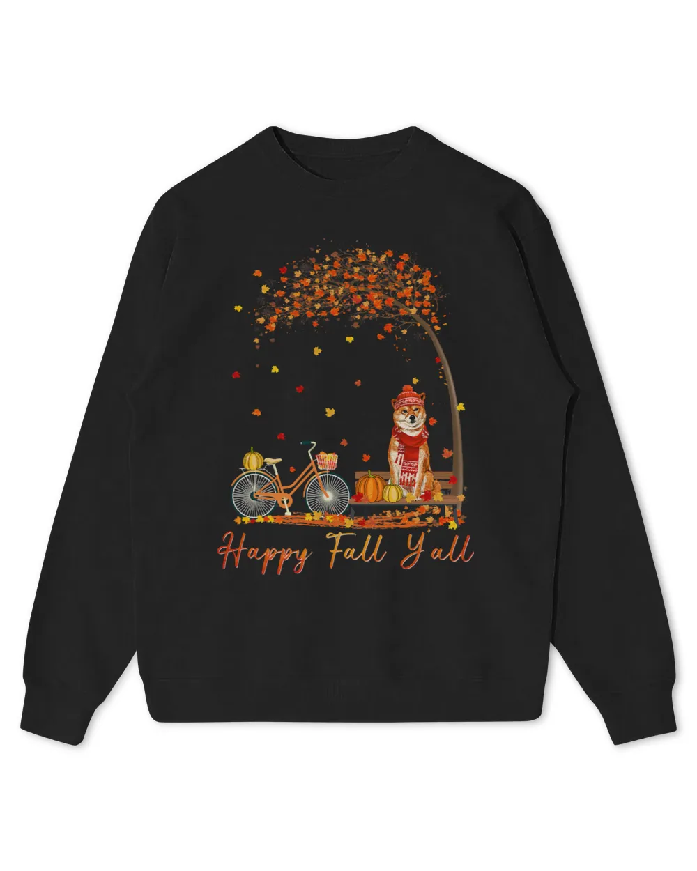 Shiba Inu Dog Autumn Fall Pumpkin Truck Mappe Thanksgiving342