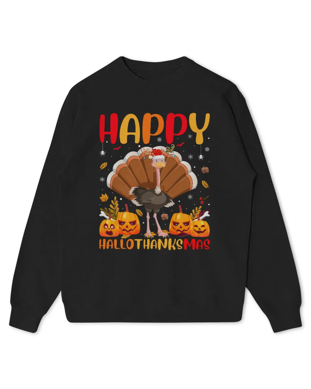 Funny Ostrich Bird Lover Happy Ostrich HelloThanksMas