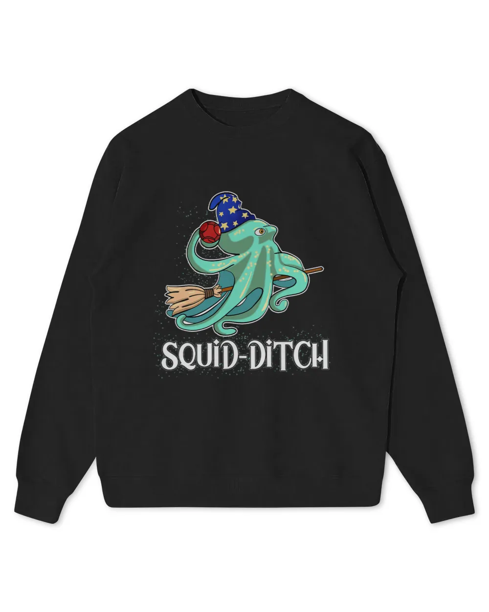 SquidDitch On A Broom Magical Octopus Costum