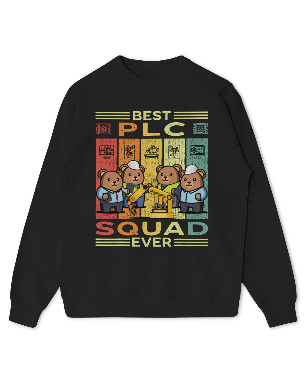 Controls Engineer PLC Automation Engineer HMI PLC Programmer Kids Standard Sweatshirt black xs