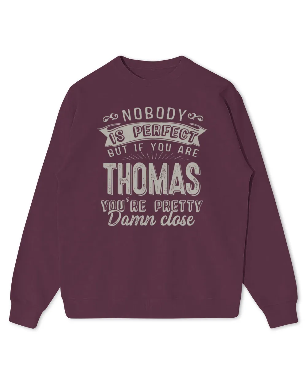 USL-94-Thomas Kids Standard Sweatshirt maroon xs