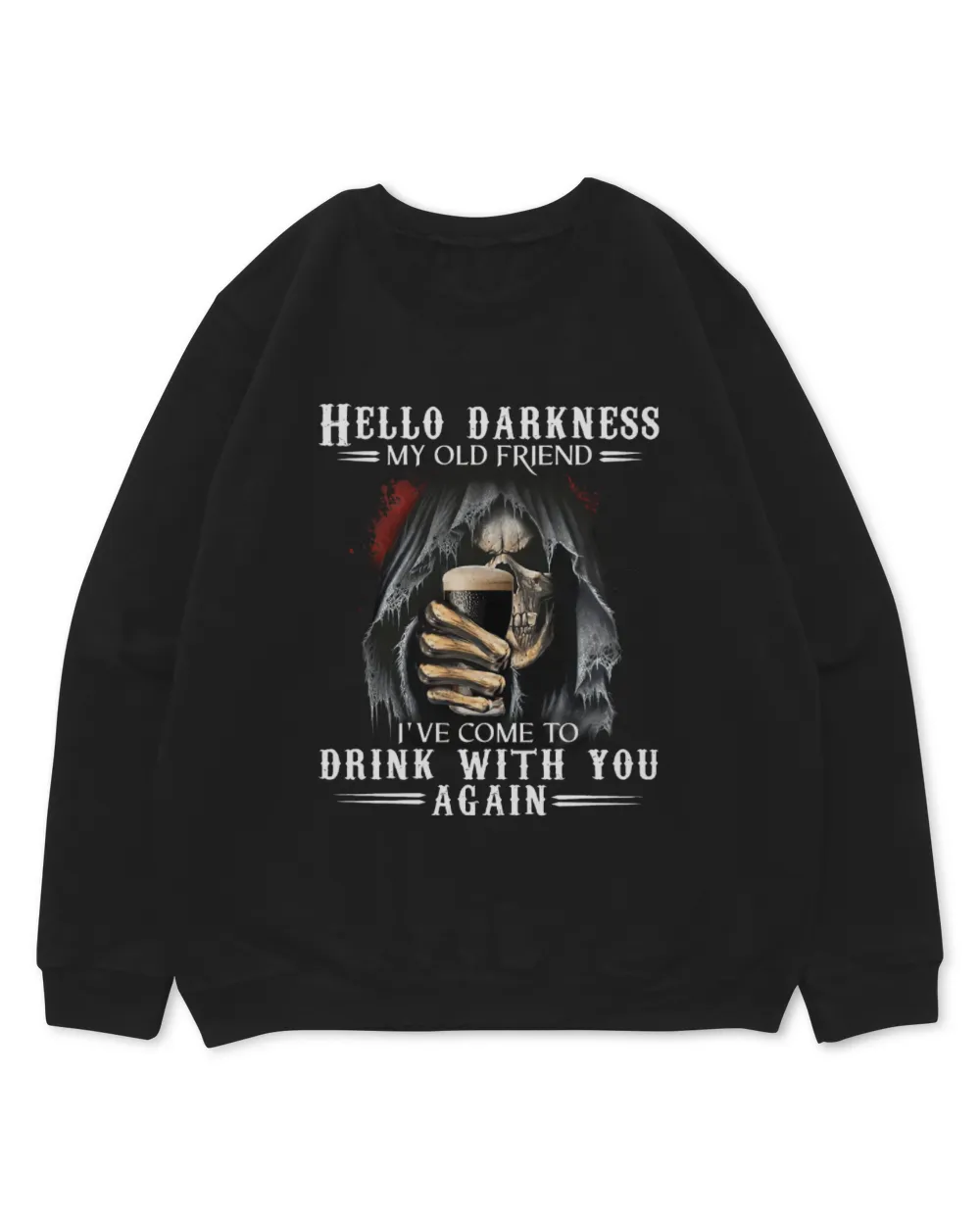 Hello darkness my old friend I've come to drink with you again