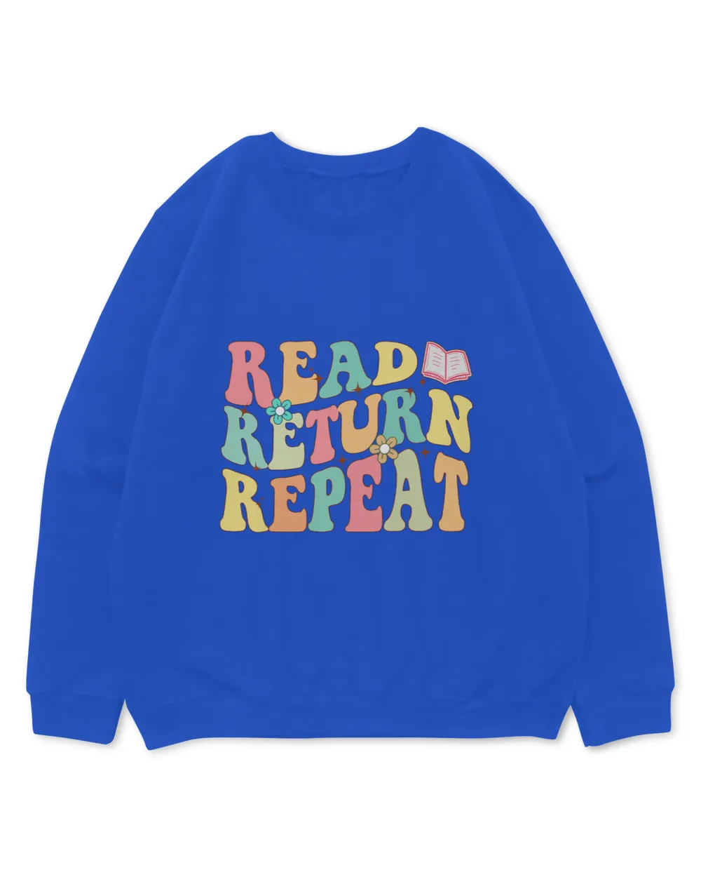 Groovy Read Return Repeat Librarian Funny Library Book