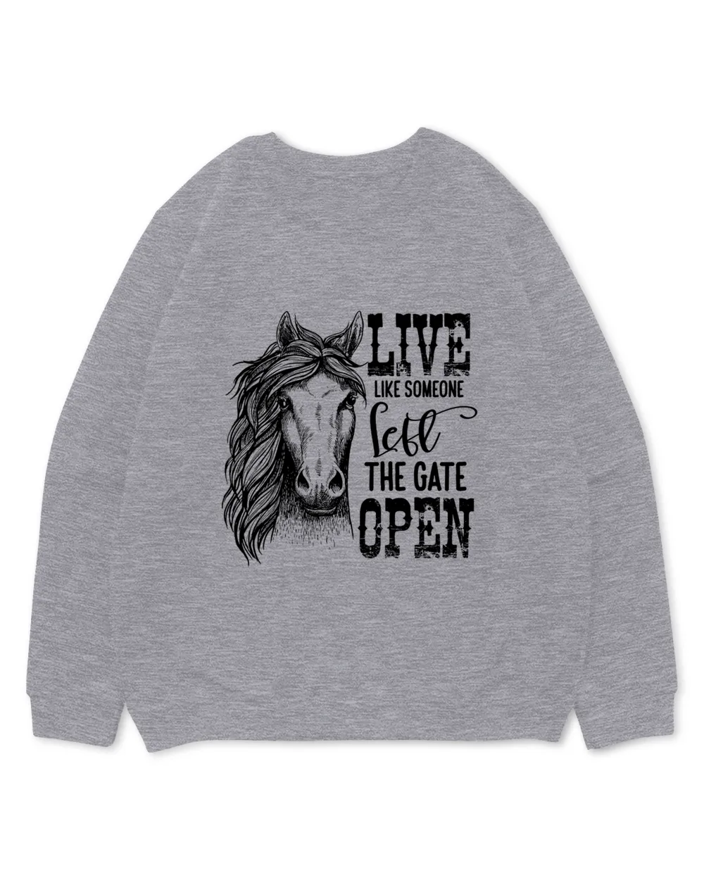 Horse Live Like Someone Left