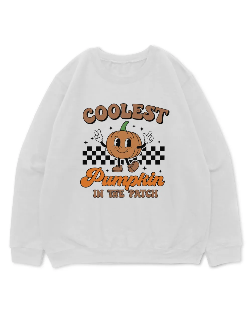 Groovy Coolest Pumpkin In The Patch Halloween T_shirt-01
