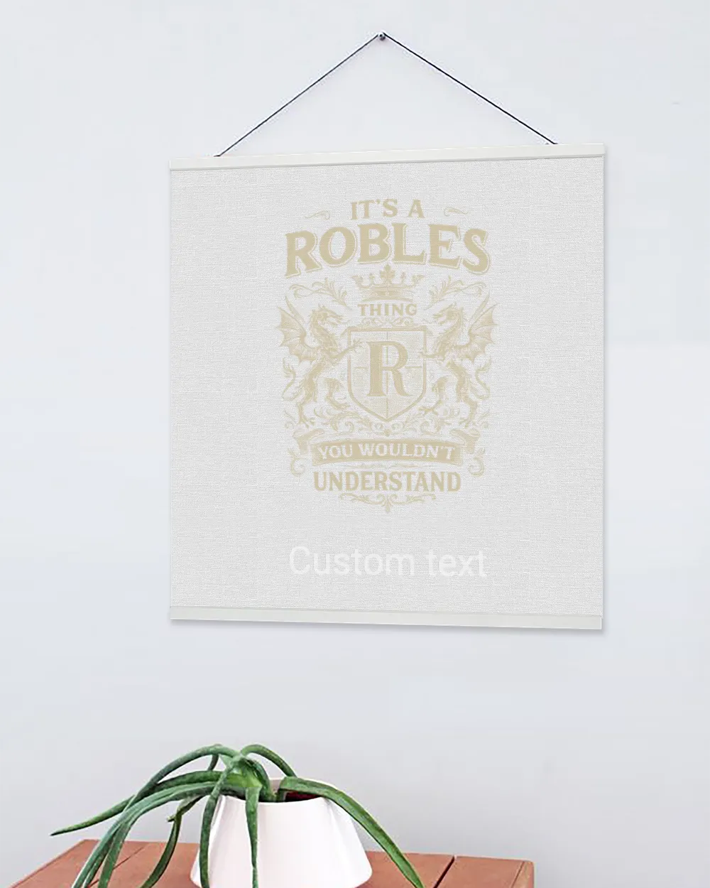 Test custom text canvas - blanket mh