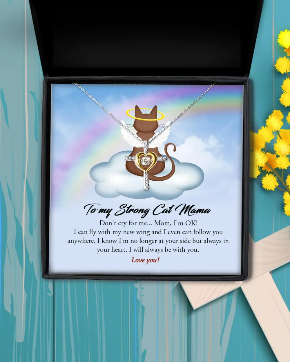 Cat Loss Sympathy Gifts for Her, Cat Memorial Gift, Cat Remembrance Gift, Pet Memorial Gifts, Cat Memorial Necklace, Loss of Cat Jewelry