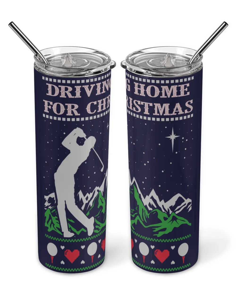 Driving Home For Christmas Tumbler