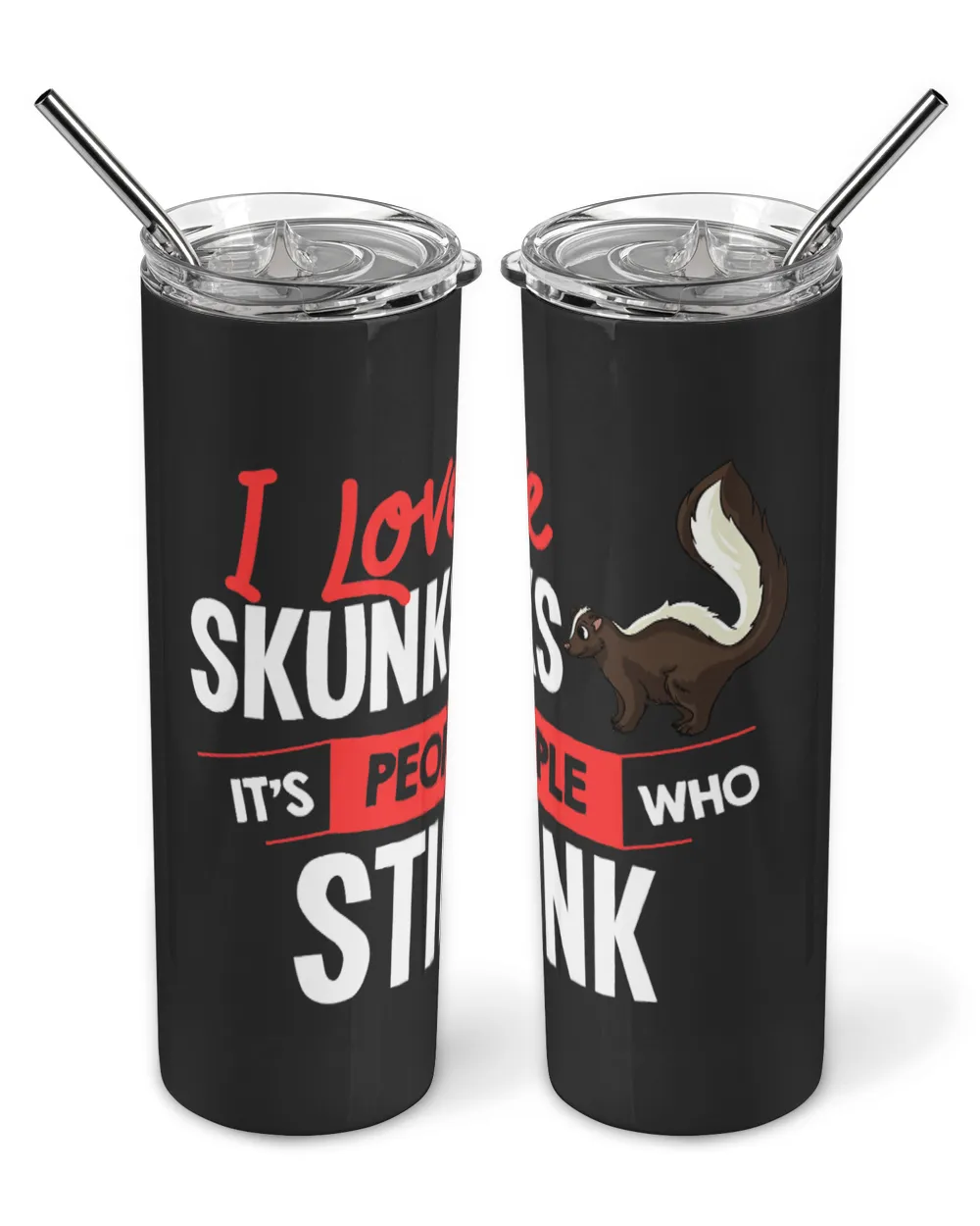 Skunk lover People Who Stink Gift Animal Funny Cute Hair 21