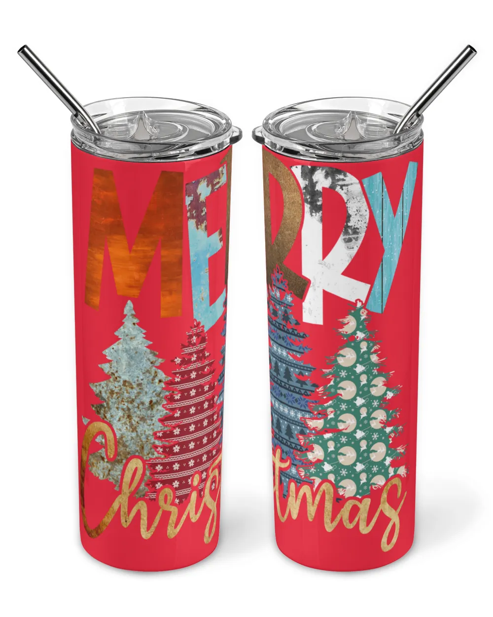 Christmas Women Skinny Tumbler