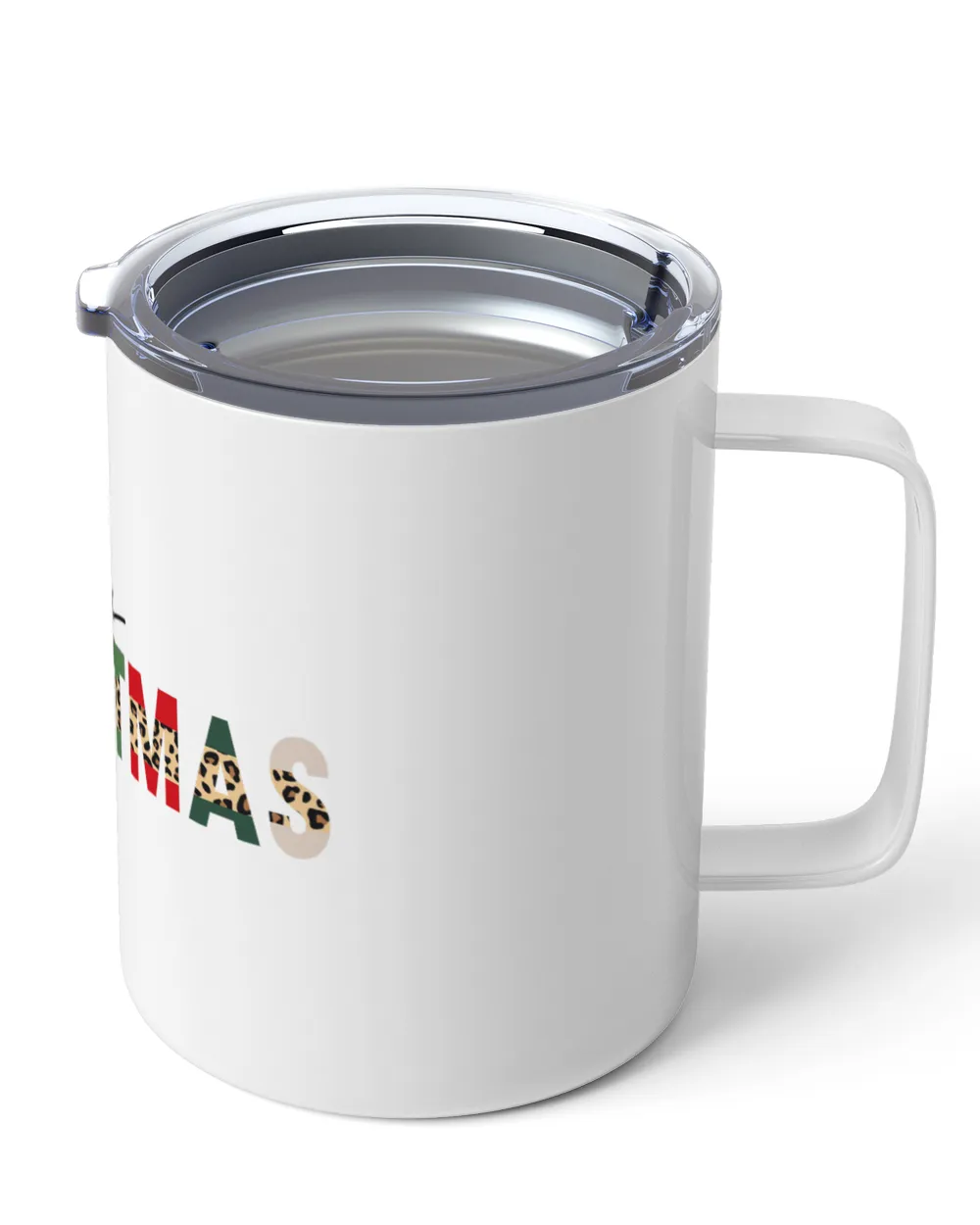 Merry Christmas Insulated Mug Insulated Mug white 10oz