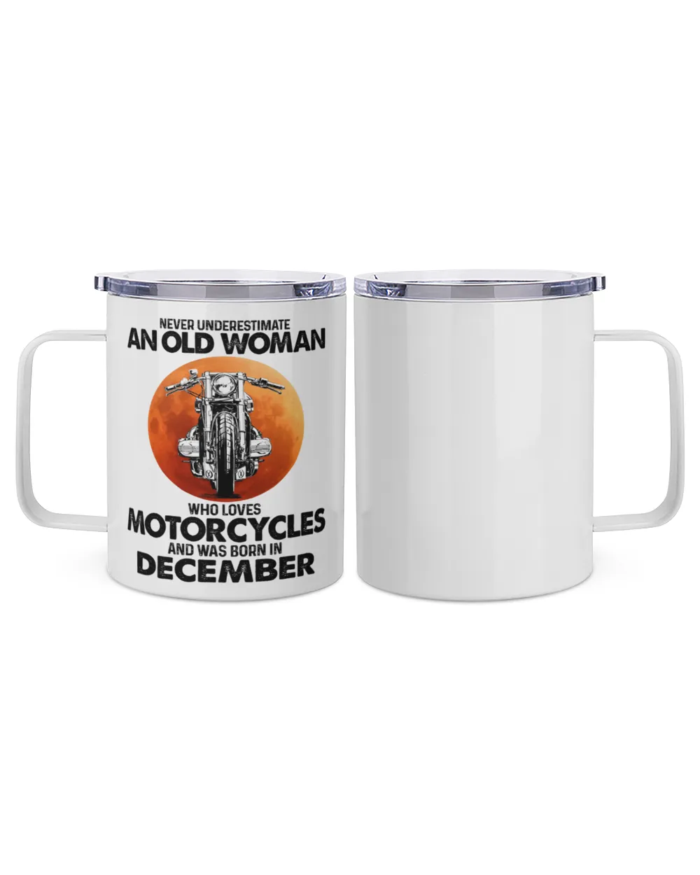 December Insulated Mug white 10oz