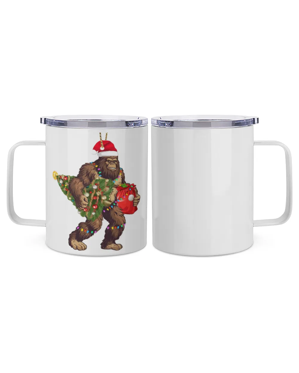 Funny Bigfoot Mug - Hiking ( Hiking Trails )