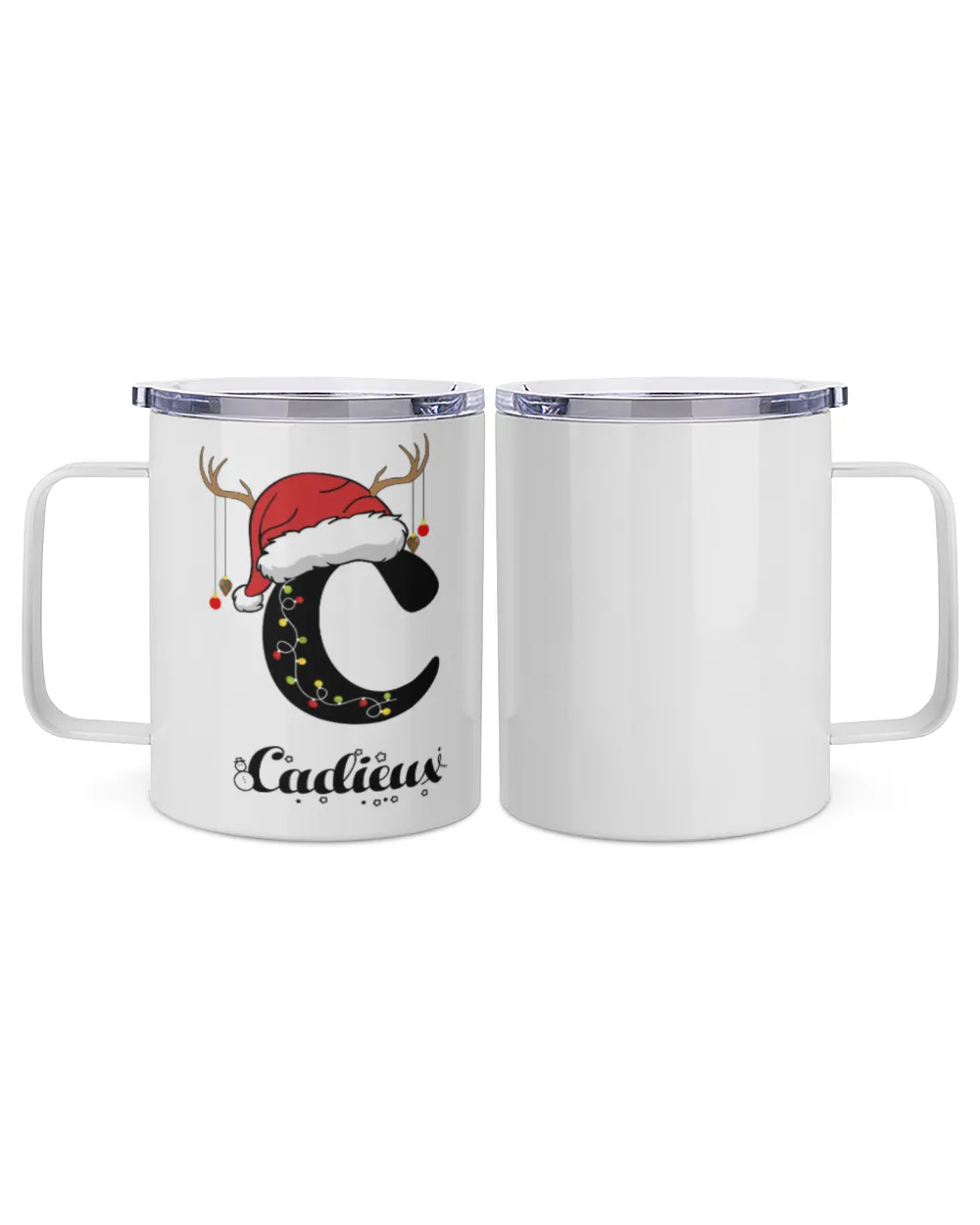 CADIEUX Christmas Insulated Mug white 10oz