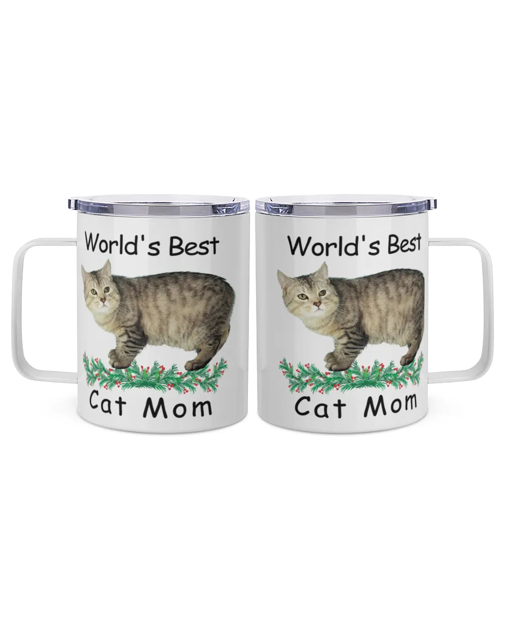 World's Best Manx Cat Tabby Mom