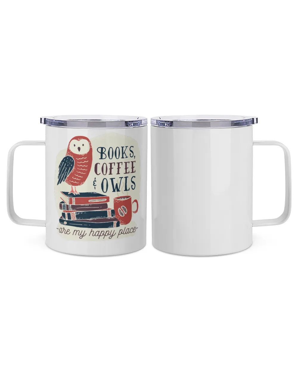 Book Reader books and coffee owl186 Reading Library
