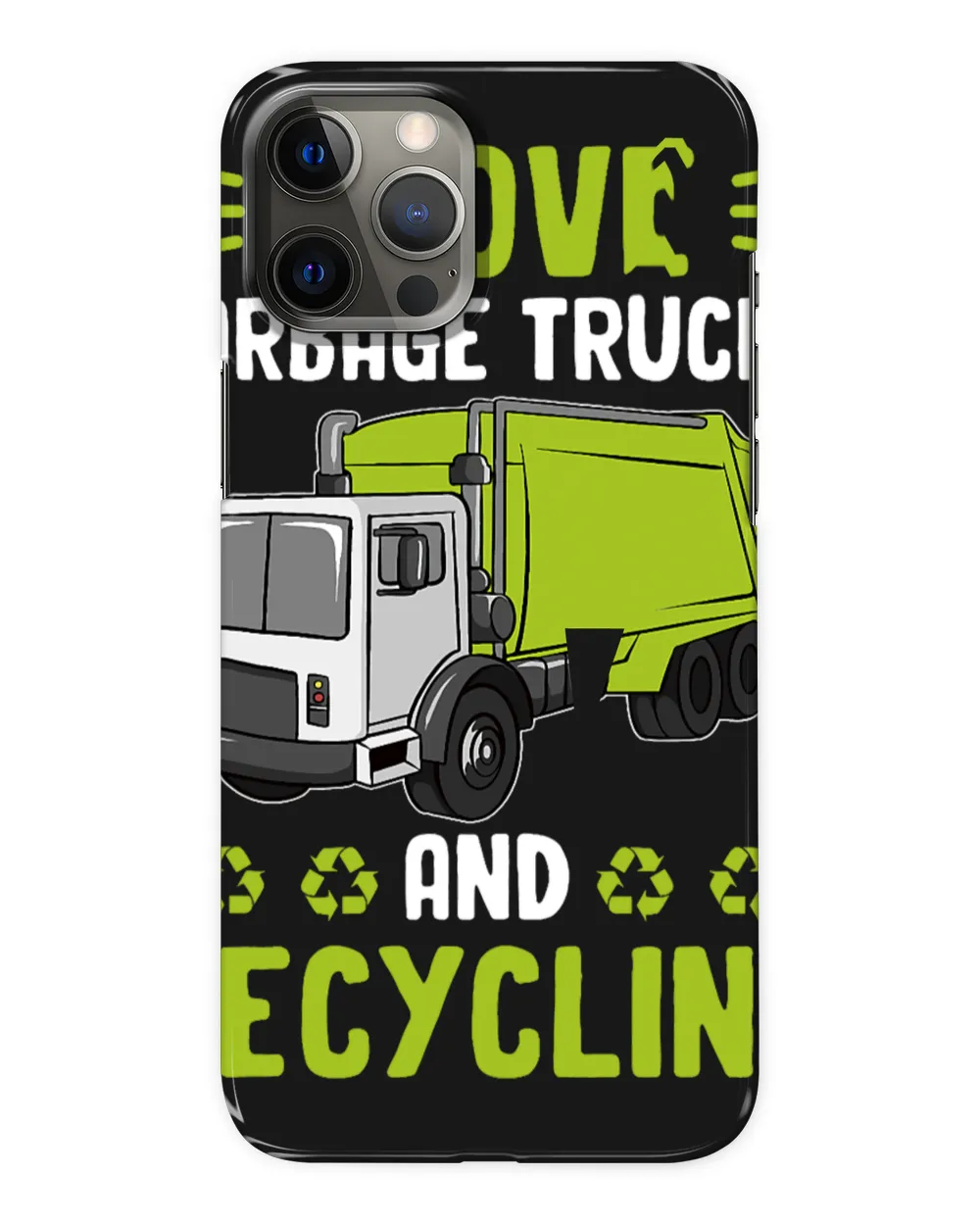I Love Garbage Trucks And Recycling Earth Day Environment