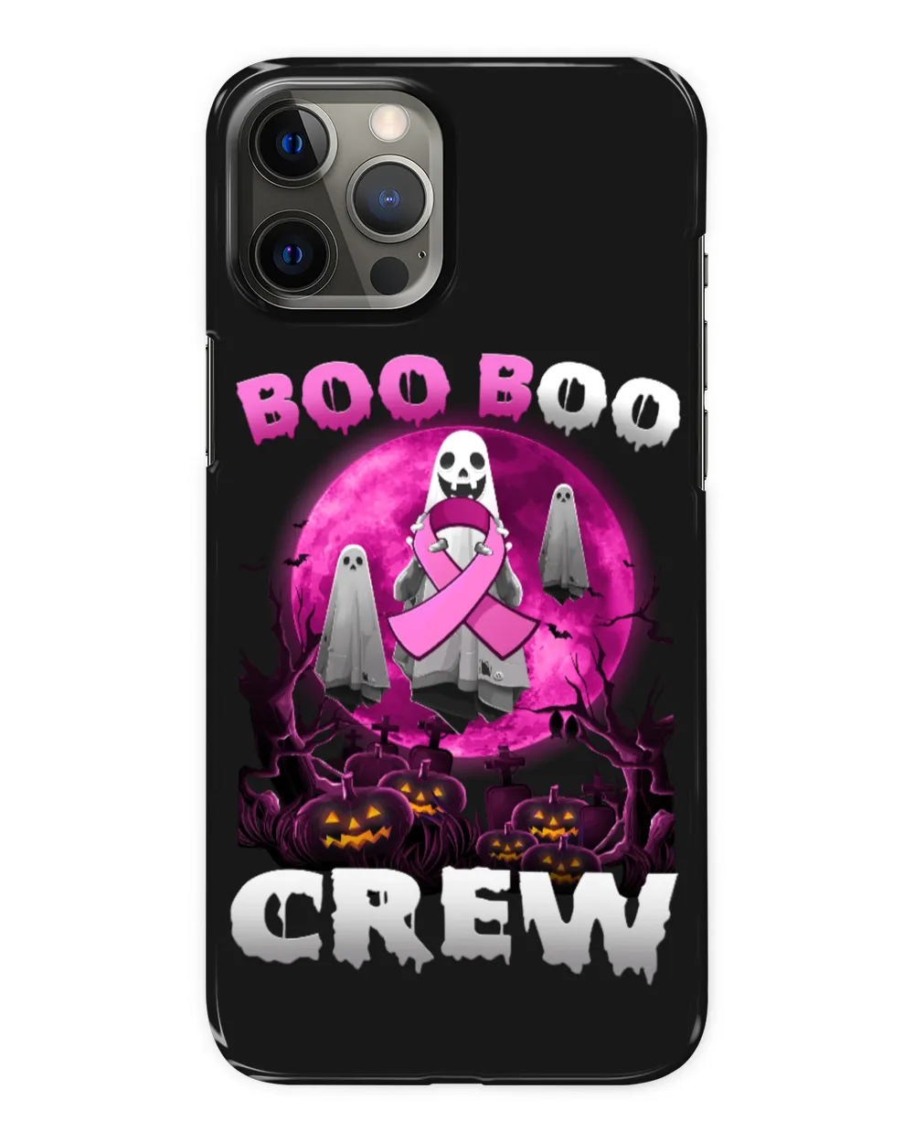 Breast Cancer BOO BOO CREW Halloween Cancer Survivor