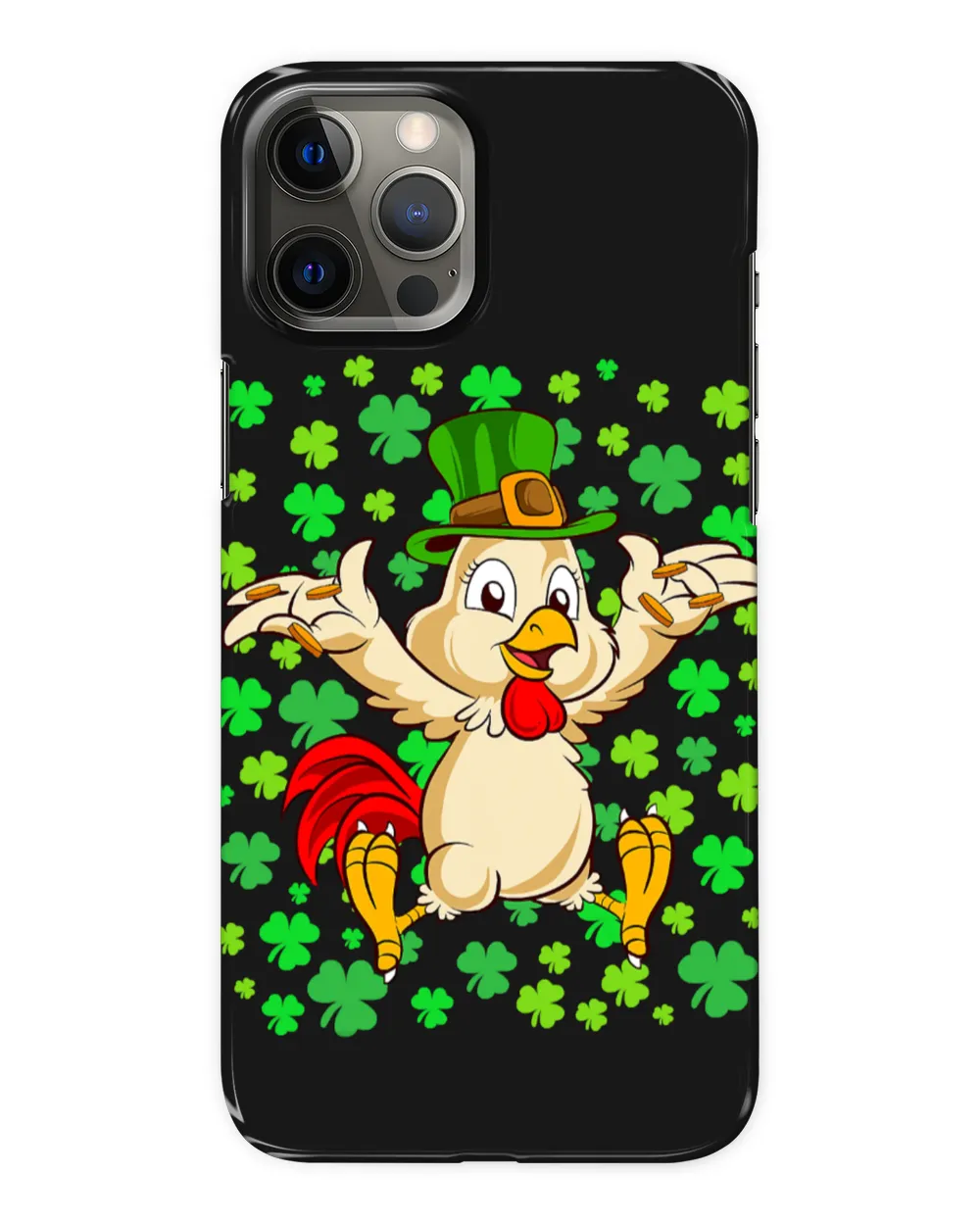 Chicken St Patricks Day 2021 Funny Irish Chicken Leprechaun 311 Hen Rooster
