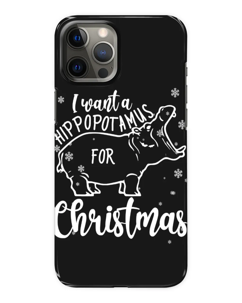 Hippopotamus I Want A Hippopotamus For Christmas Hippo Pajamas Xmas Tree 370 Hippo