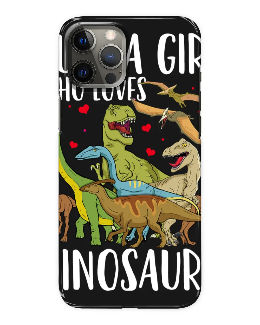 Dinosaur Just a Girl Who Loves Dinosaurs Brachiosaurus T-Shirt