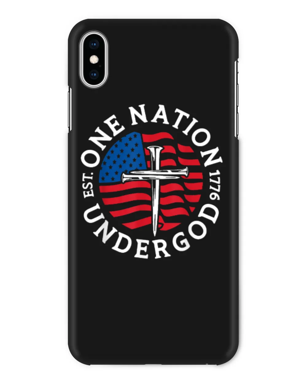 One Nation Under God Flag 4th Of July Patriotic Christian