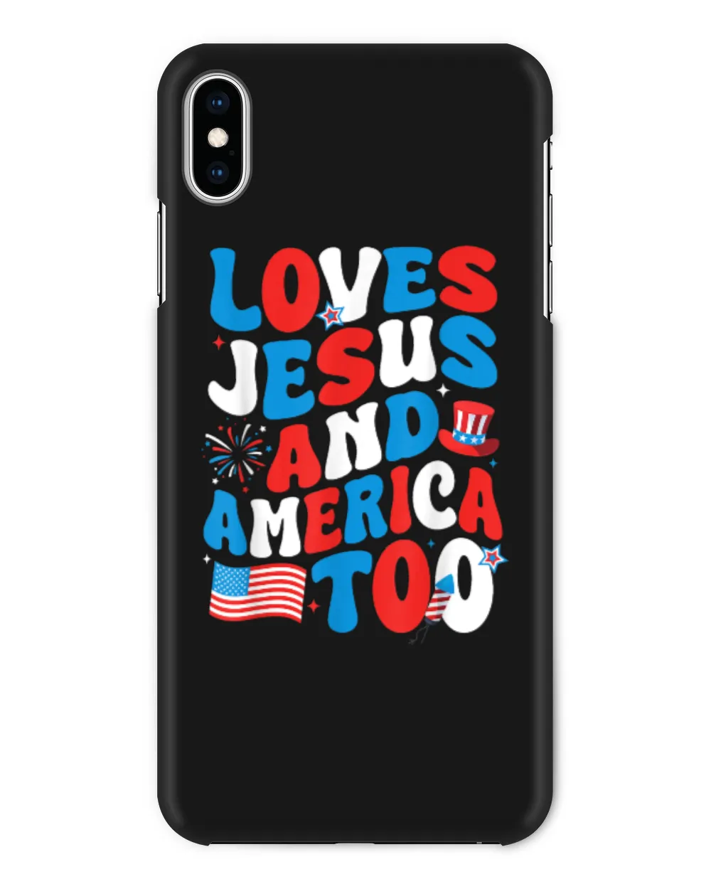Patriotic Apparel Loves god America Too