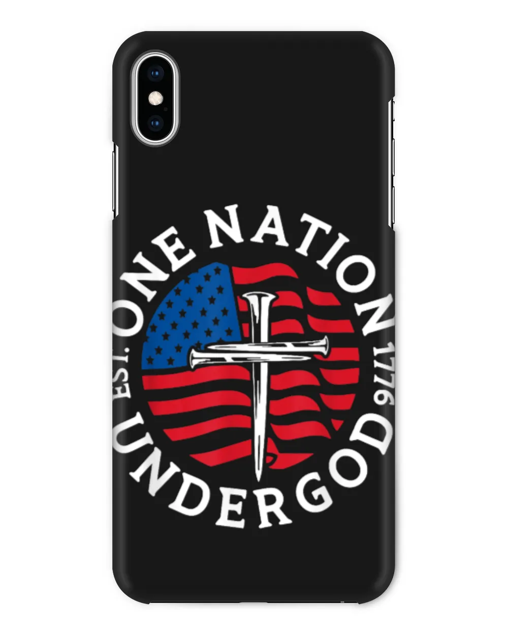 One Nation Under God Flag 4th Of July Patriotic Christian