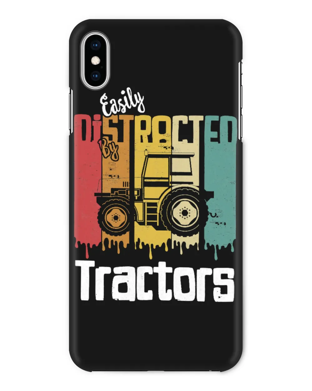 Tractor Easily Distracted By Tractors Retro Vintage Farmer 108 Tractor Farmer