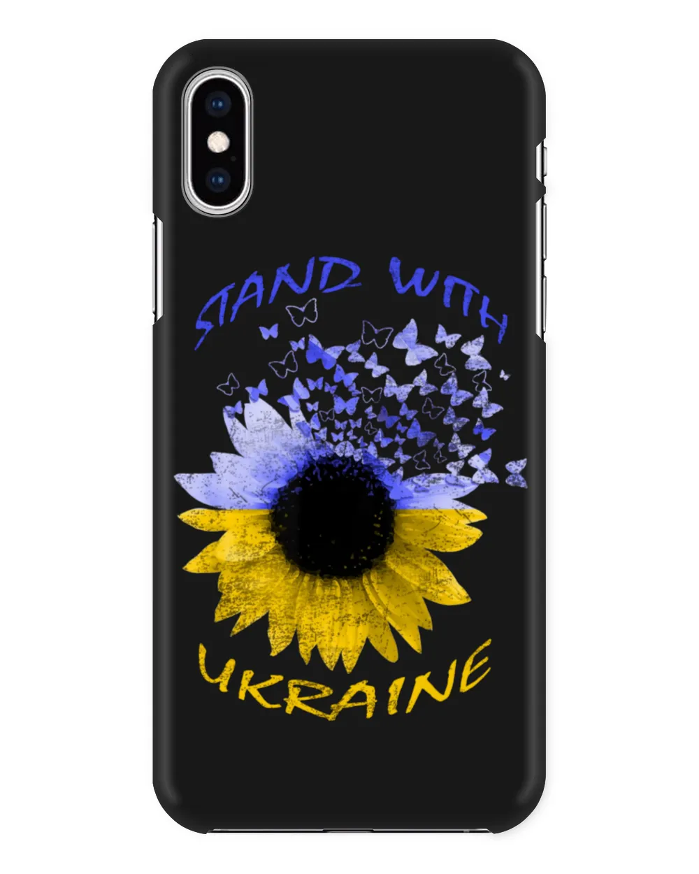 sunflower stand with Ukraine