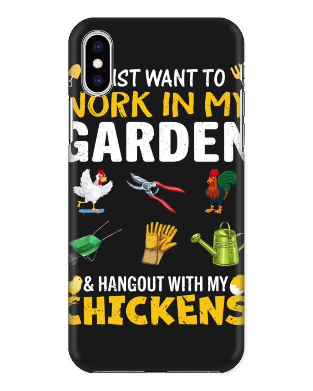 I Just Want To Work In My Garden And Hang Out With My Chickens Plant