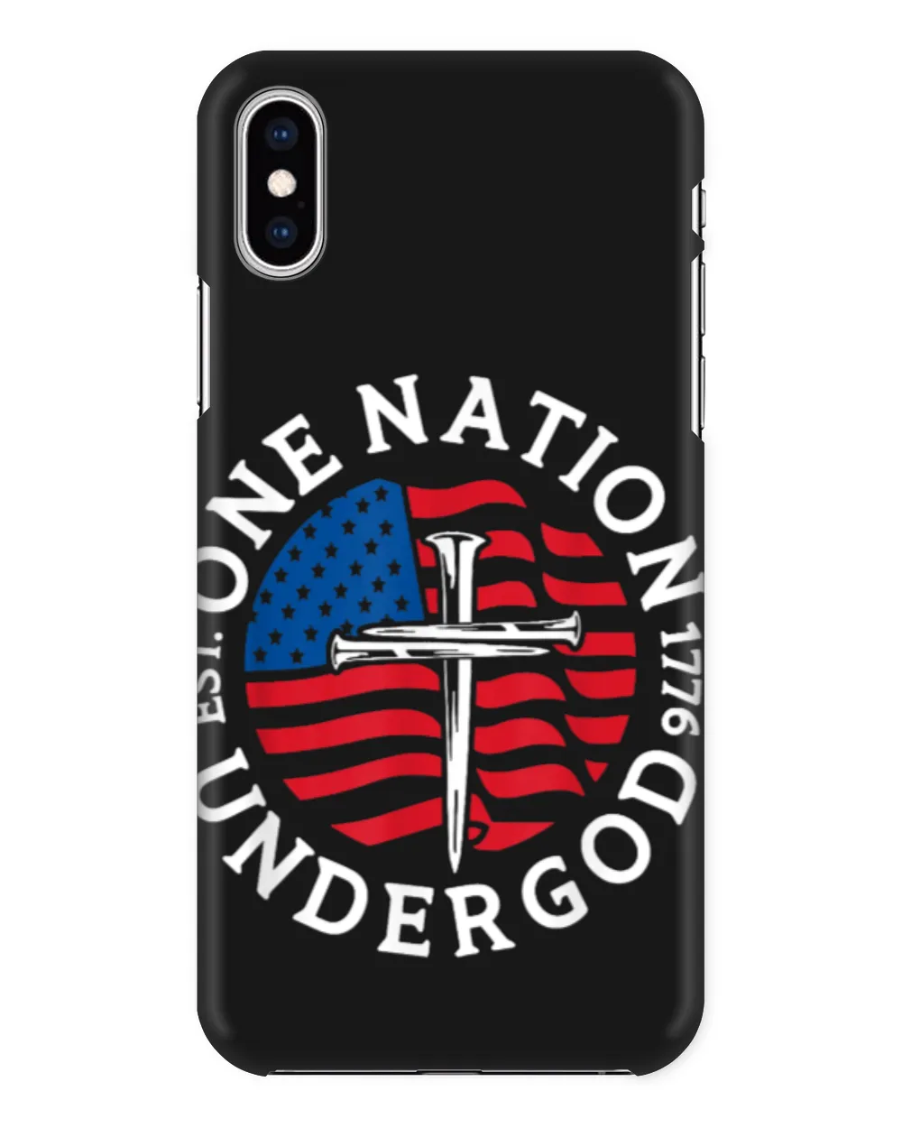 One Nation Under God Flag 4th Of July Patriotic Christian