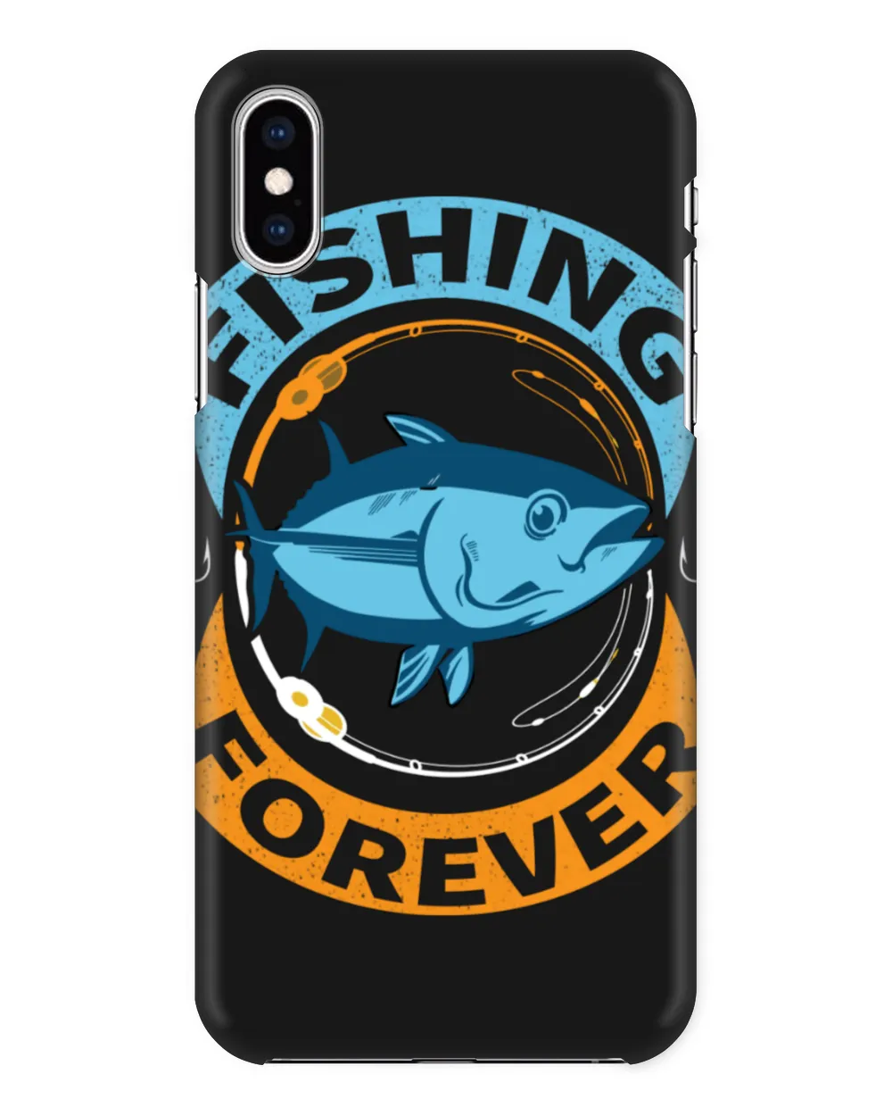 Fishing Forever Retro Vintage