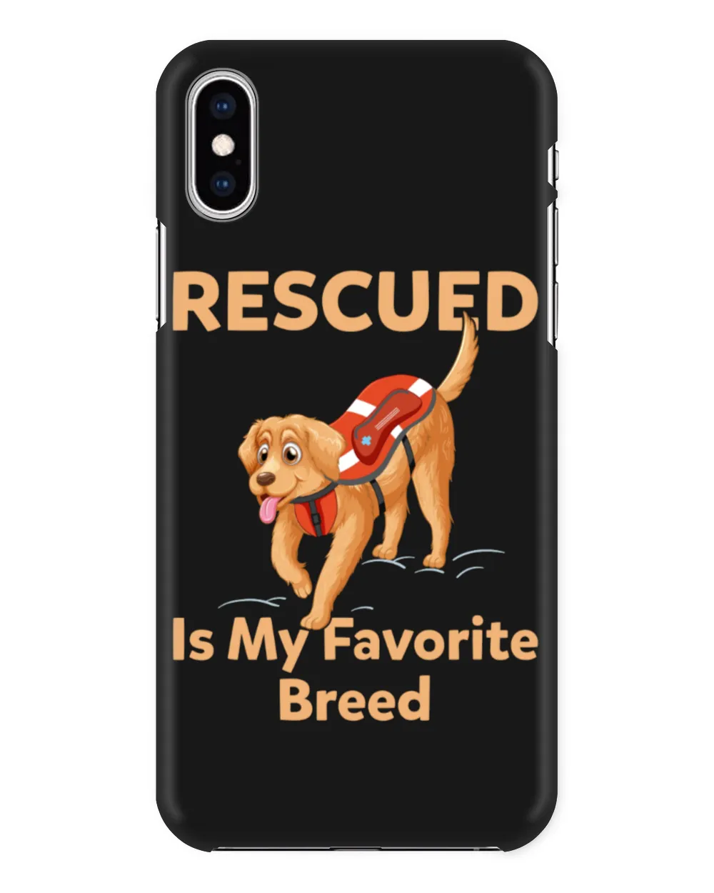 Rescued Is My Favorite Breed Personalized Grandpa Grandma Mom Sister For Dog Lovers