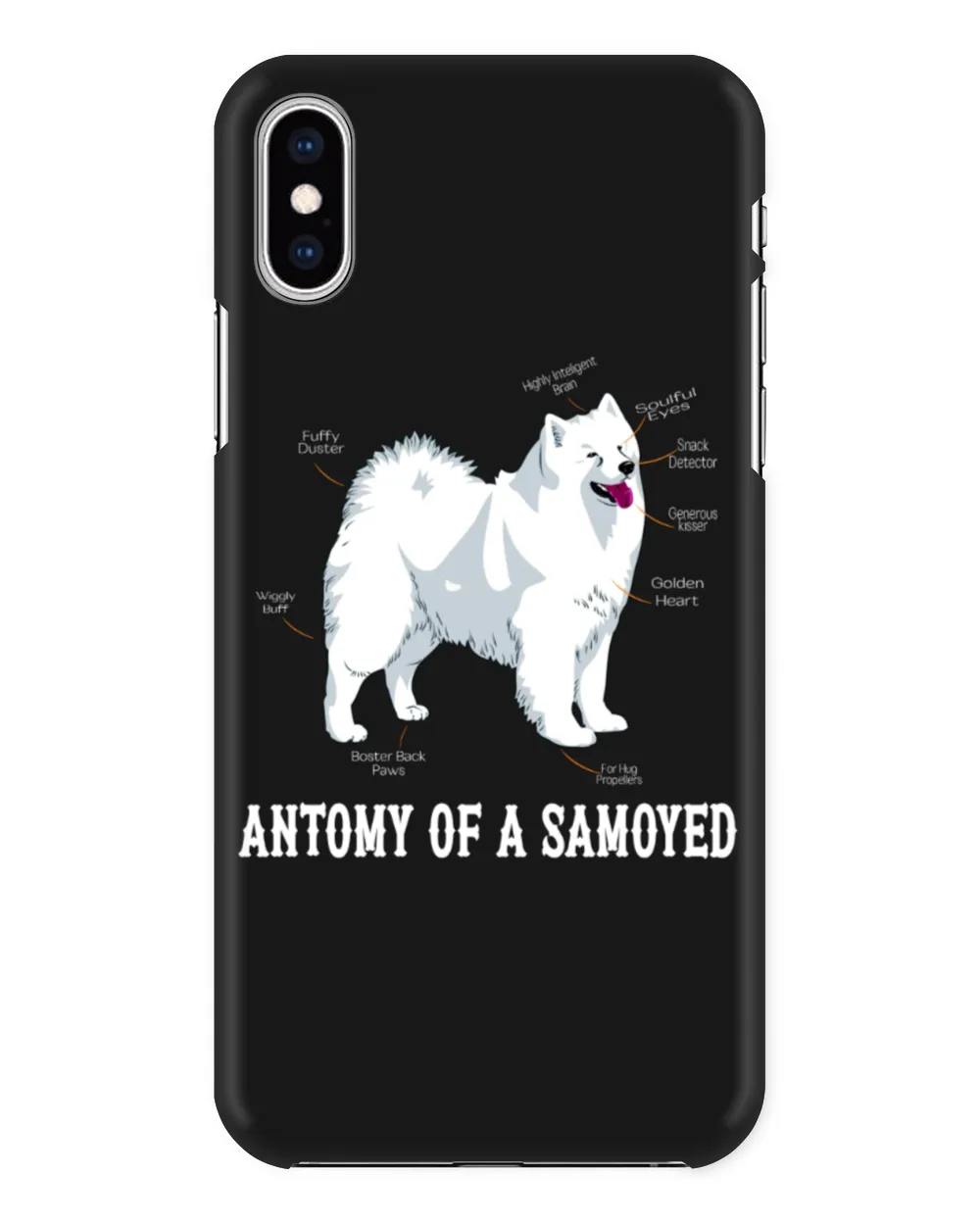 Samoyed Dog Anatomy