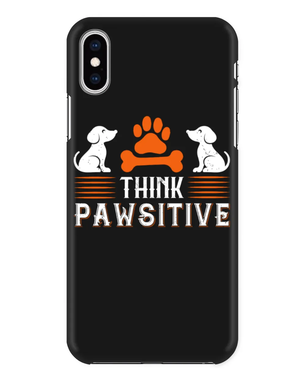 Think Pawsitive Dog Lover Personalized Grandpa Grandma Mom Sister