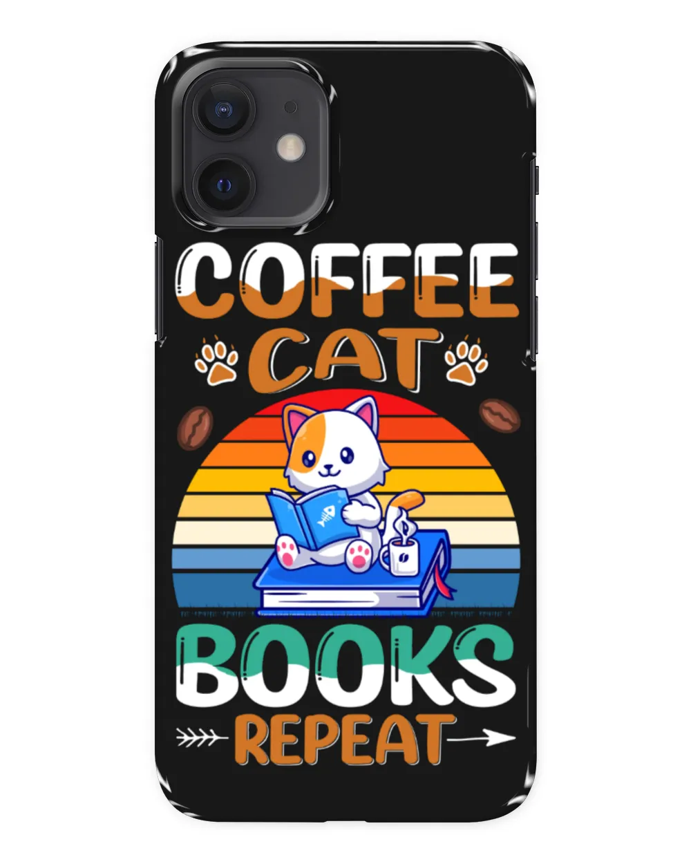 Coffee Cat Book Repeat