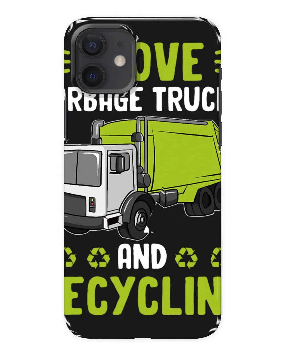 I Love Garbage Trucks And Recycling Earth Day Environment